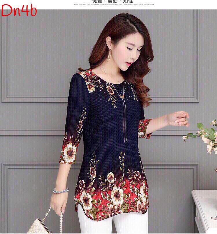 10 Mẫu áo kiểu trung niên sang trọng, áo kiểu trung niên cao cấp U30, U40, U50 mặc đẹp