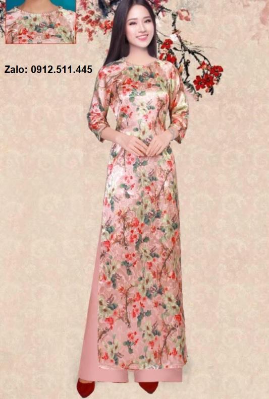 Mẫu áo dài trung niên truyền thống cho quý cô đẹp mặn mà, quý phái