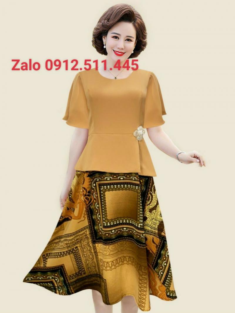 Tổng hợp các đầm suông trung niên big size, đầm suông dự tiệc cao cấp đẹp nhất hiện nay