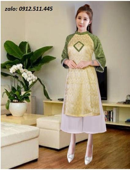 Những mẫu áo dài cách tân đẹp ,cao cấp cho tuổi trung niên