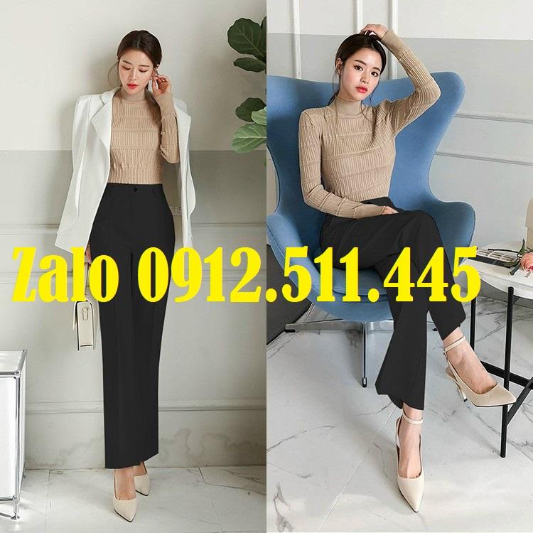 Các mẫu quần tây công sở thanh lịch, sang trọng mới nhất hiện nay