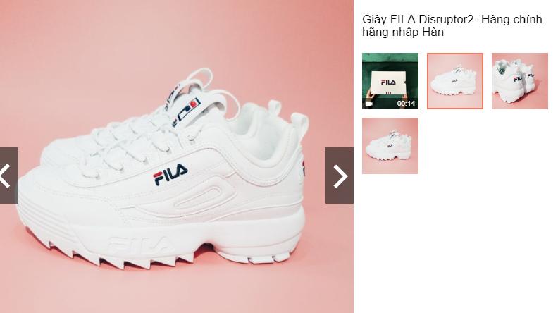 Giày thể thao Sneaker đế cao nam màu trắng chính hãng 2020 TPHCM, Đồng Nai