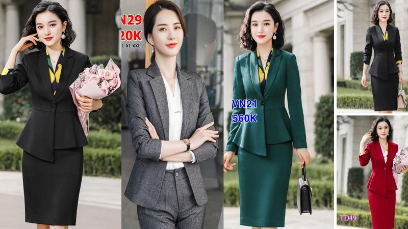 Bộ áo vest nữ hàn quốc ngắn đẹp 2020-2021 - Top 19 bộ Áo Vest nữ đẹp sang trọng mới nhất tphcm P1