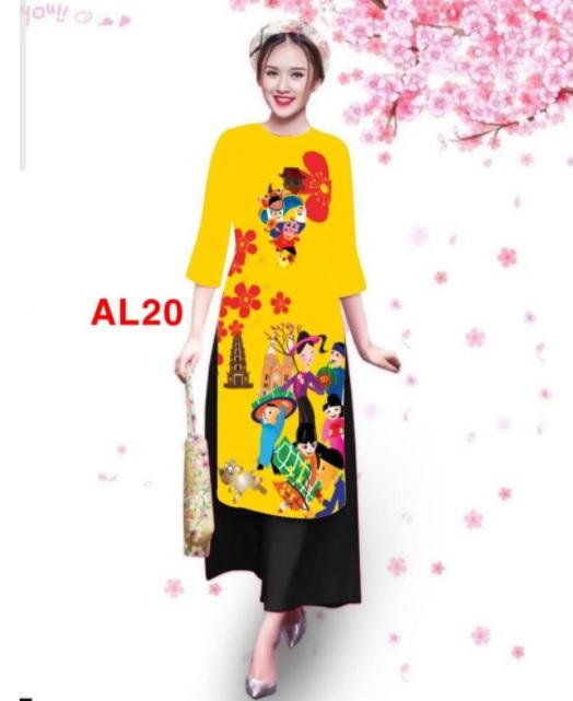 Áo dài cách tân đẹp mặc Tết 2021 cho bạn nữ duyên dáng