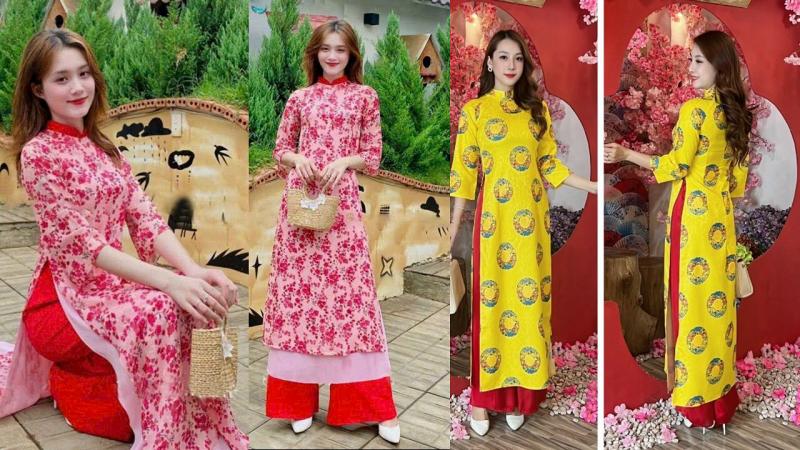 Áo dài cách tân nữ may sẵn cao cấp mới nhất 2024 tphcm, Hà Nội