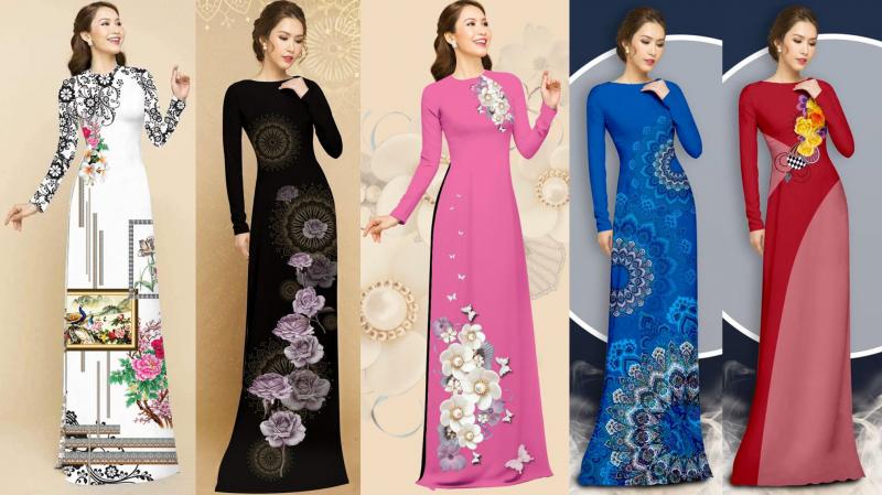 Video 11 Mẫu áo dài truyền thống Việt Nam mặc tết 2021 mới nhất