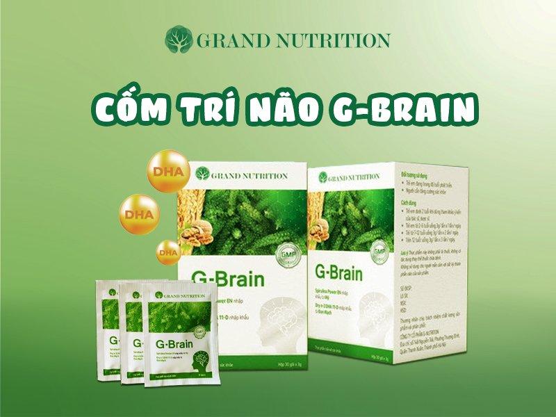 Cốm trí não G-Brain là gì? do Cty nào sản xuất? có giá là bao nhiêu? mua chính hãng ở đâu?