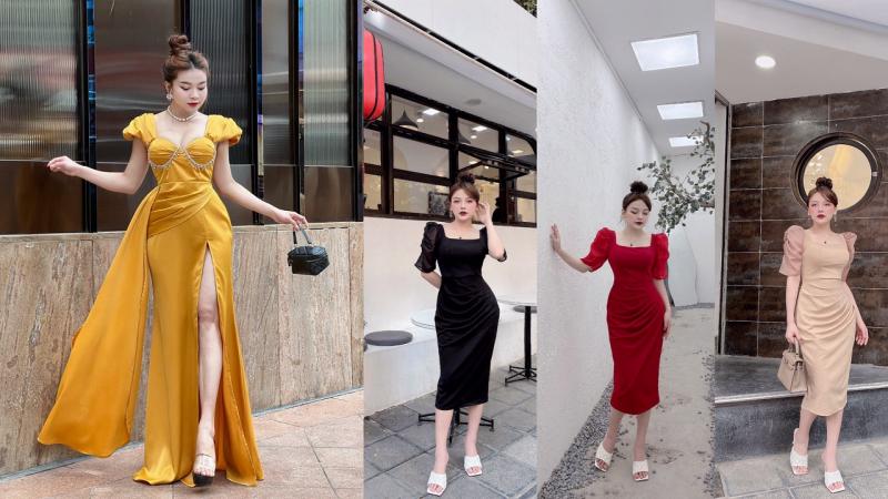 Đầm đi tiệc tuổi 40, 50 cáo cấp, sang trọng cực đẹp mẫu mới nhất 2023