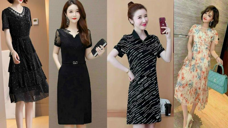 21 Kiểu Váy đầm tuổi trung niênU40, U50, U60 đẹp cao cấp sang trọng mẫu mới nhất 2022