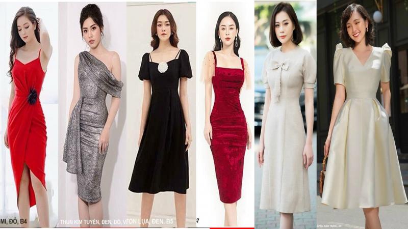 Đầm dự tiệc cưới sang trọng cao cấp 2021 -  Top 10 mẫu đầm body, đầm dài dự tiệc mới nhất