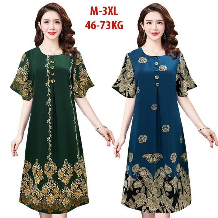 Áo đầm kiểu - Váy dễ thương dànhcho người trung niên mới nhất hiện nay