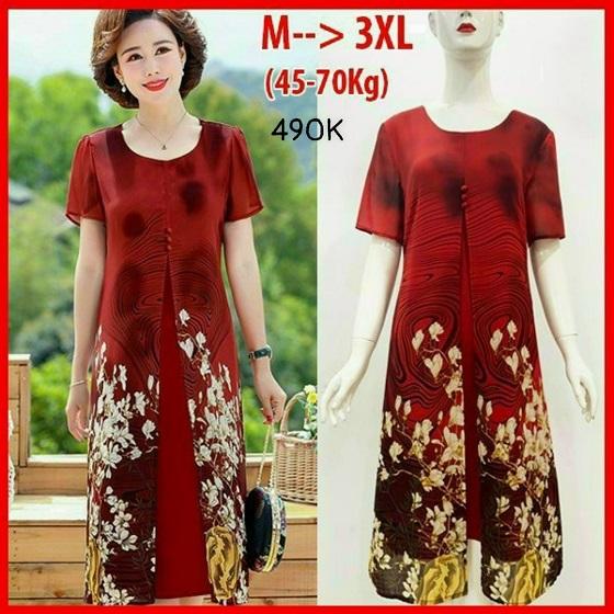 Shop đầm suông trung niên cao cấp cho tuổi 40, 50 sang trọng 2022