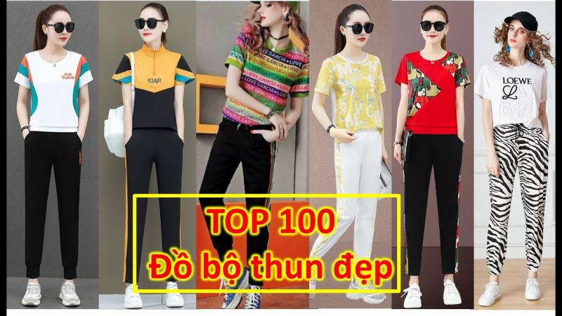 Top 100 Đồ Bộ Kiểu Đẹp, mẫu đồ bộ thun trẻ trung, trung niên được yêu thích nhất năm nay
