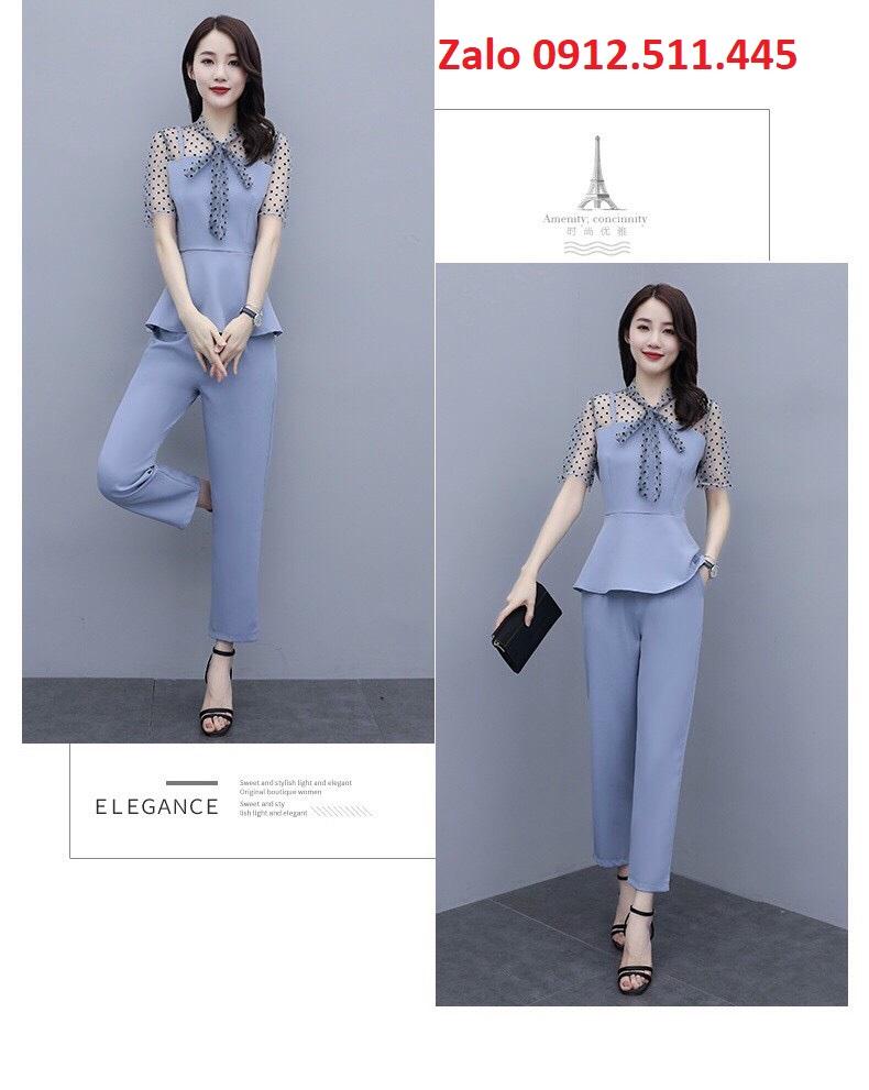 Sang trọng, sành điệu với những mẫu đồ bộ nữ kiểu đẹp dành cho quý cô công sở hiện đại