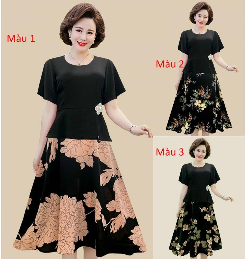Váy đầm dự tiệc tuổi trung niên sang trọng, đẹp mẫu mới tại Tphcm, Bình Dương, Đồng Nai