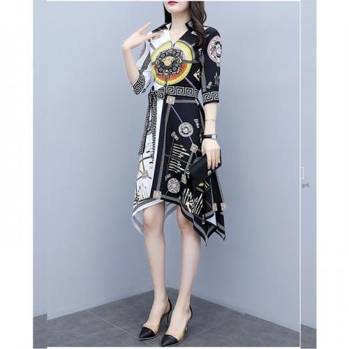 Đầm trung niên dự tiệc cao cấp D&R, Đầm trung niên dáng suông đính đá sang trọng