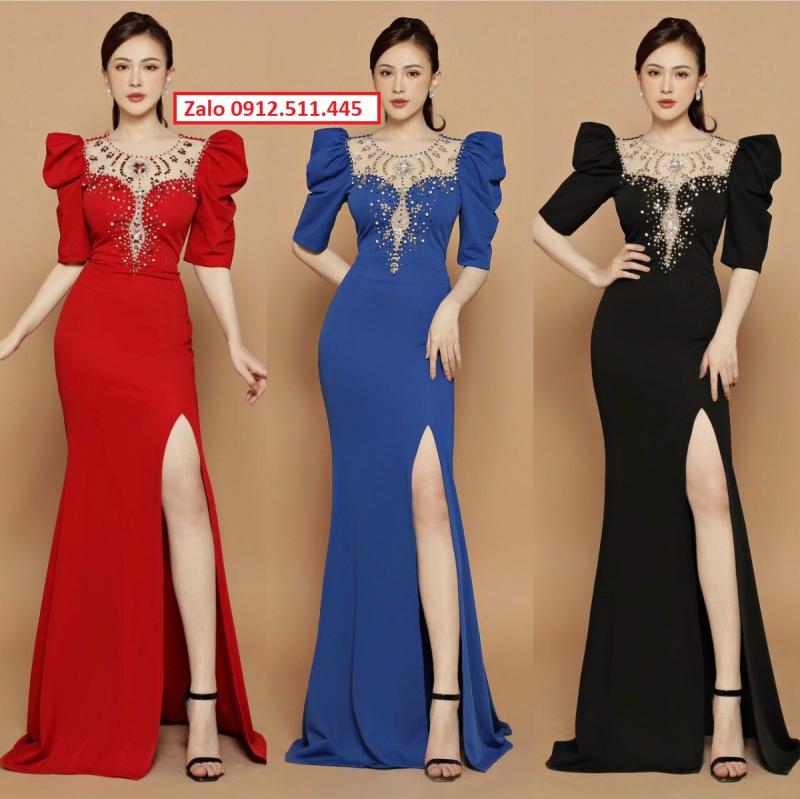 Tuyển chọn những mẫu đầm dạ hội kết ngọc cao cấp, sang trọng, mới nhất dành cho quý cô dự tiệc 2021