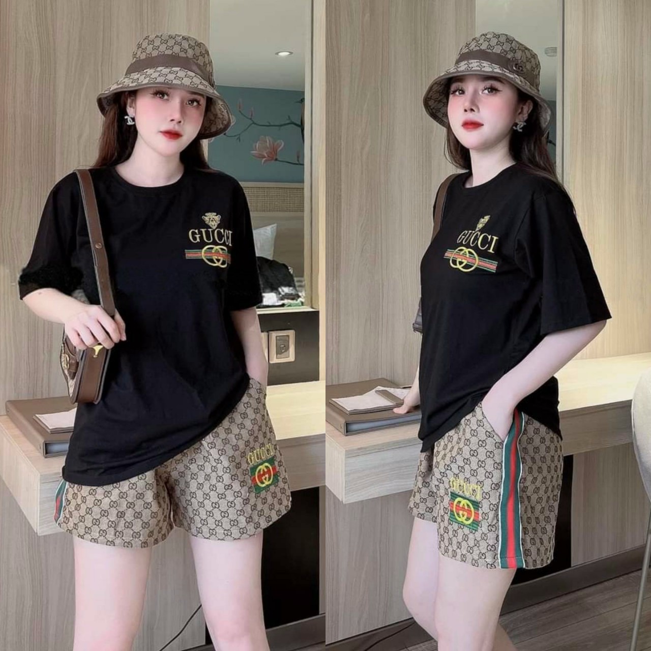 SET BỘ THỜI TRANG CƯỜM ĐÁ MOSCHINO SANG TRONG-BTN012