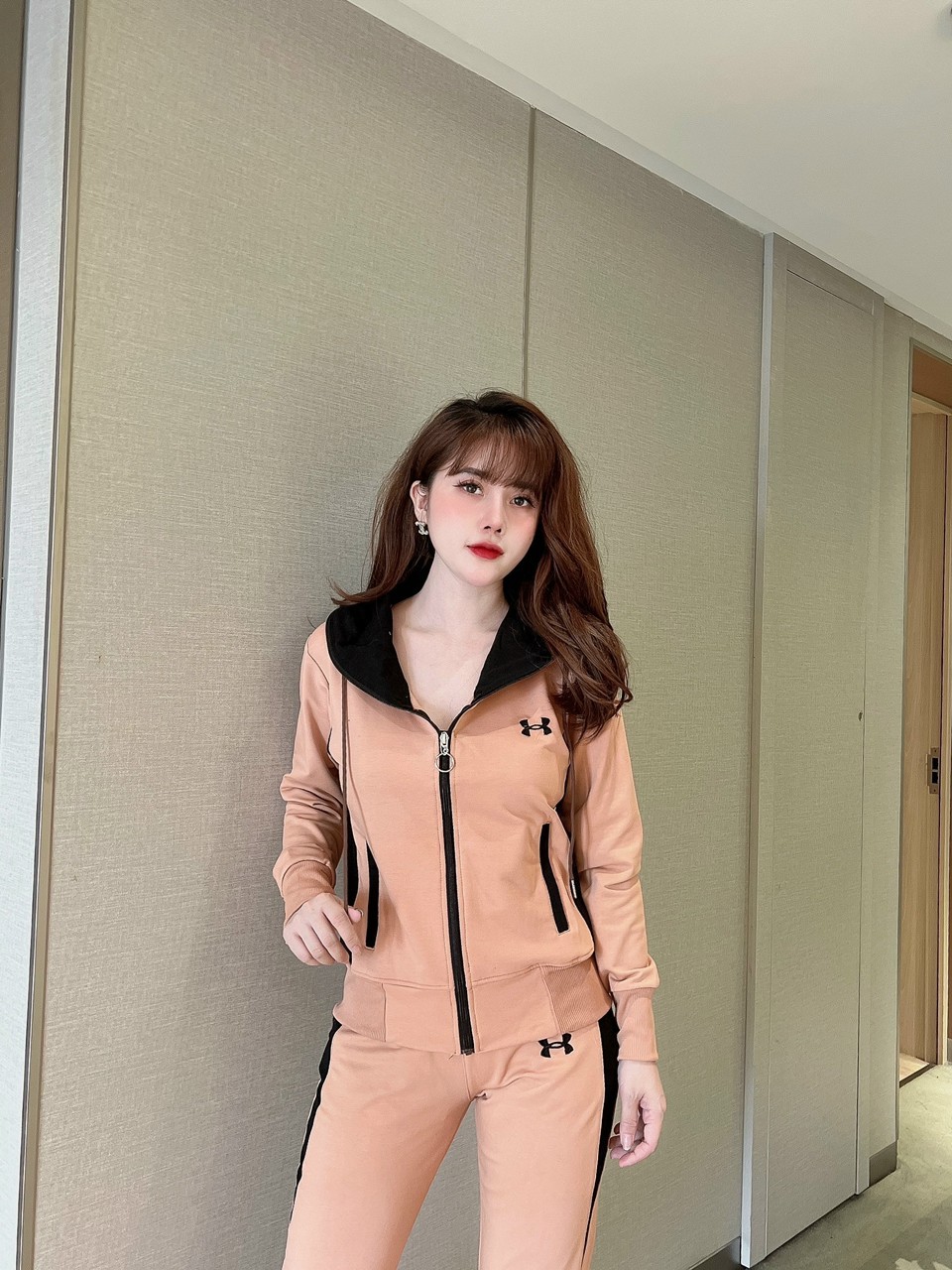 Set 2 Bộ đồ thể thao áo khoác under siêu dày đẹp năng động-BTN455