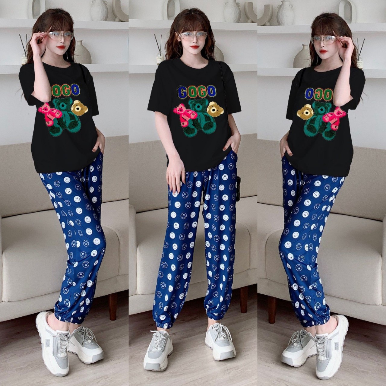 BỘ DÀI THIẾT KẾ FROM RỘNG PHỐI HOẠ TIẾT XINH XẮN TRẺ TRUNG