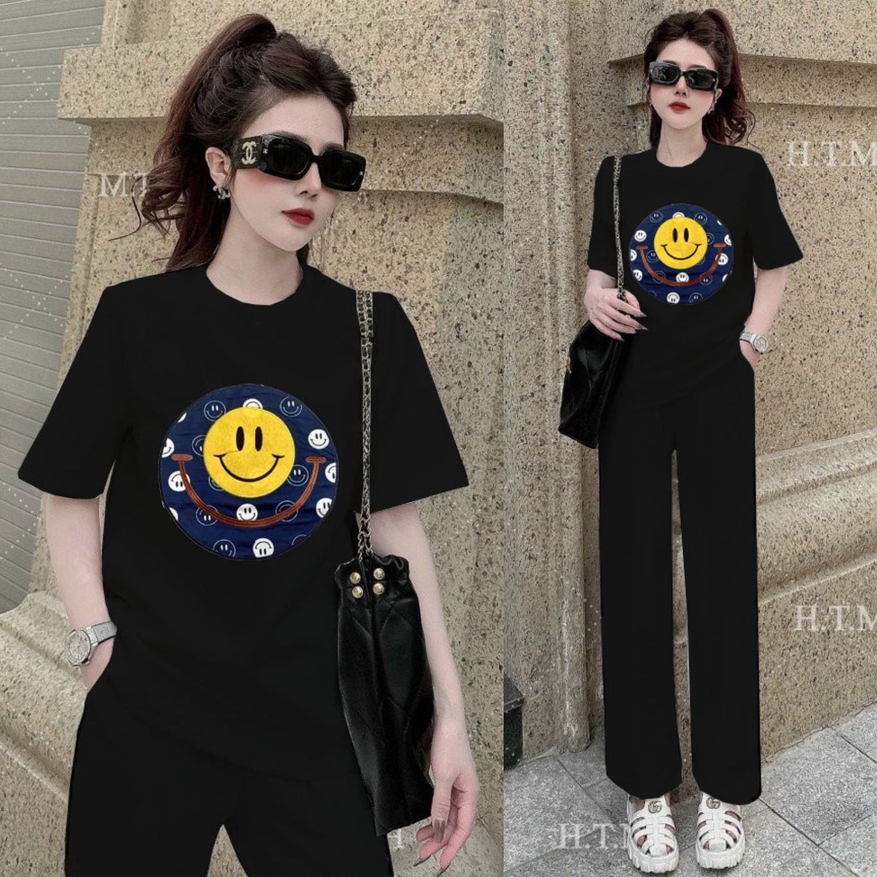 BỘ DÀI THIẾT KẾ PHỐI HOẠ TIẾT BABYGIRL THÊU CAO CẤP