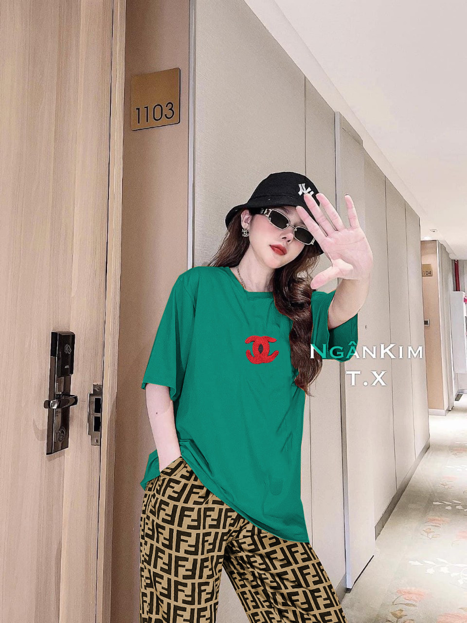BỘ DÀI THIẾT KẾ FROM RỘNG LOGO THÊU XINH XẮN DỄ THƯƠNG