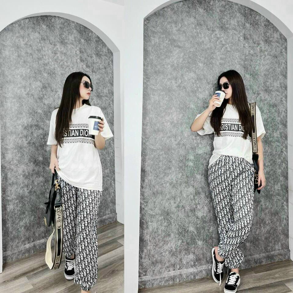 BỘ DÀI COTTON PHỐI 3D CAO CẤP CỰC KÌ TRẺ TRUNG