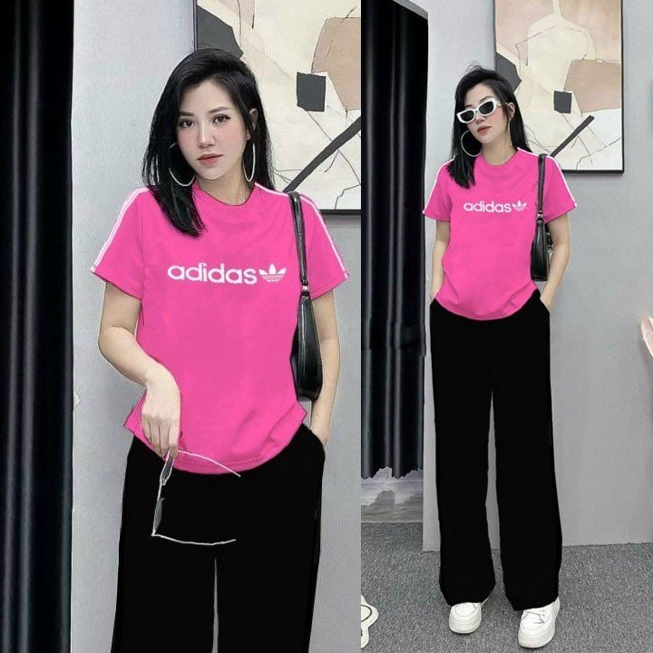 BỘ DÀI ỐNG RỘNG ADIDAS THÊU CỰC ĐẸP