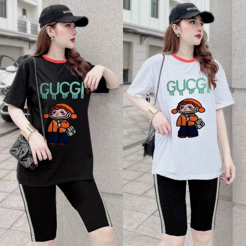 Bộ lửng form rộng mặc nhà thể thao cho nữ mới nhất hiên nay