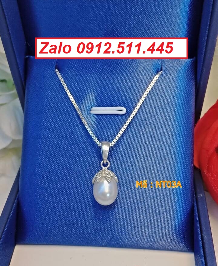 DÂY CHUYỀN VÀ MẶT DÂY CHUYỀN NGỌC TRAI NT03