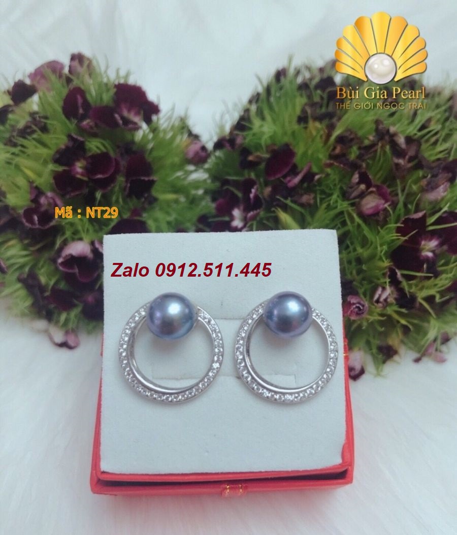 Hoa Tai Ngọc Trai Thiết Kế Duyên Dáng & Sang Trọng, Thanh lịch.NT29